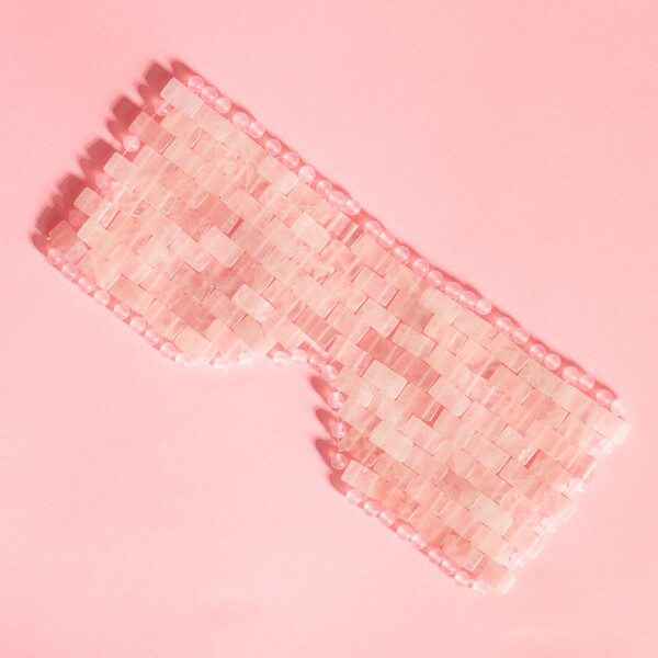 Eye Mask made from Rose Quartz